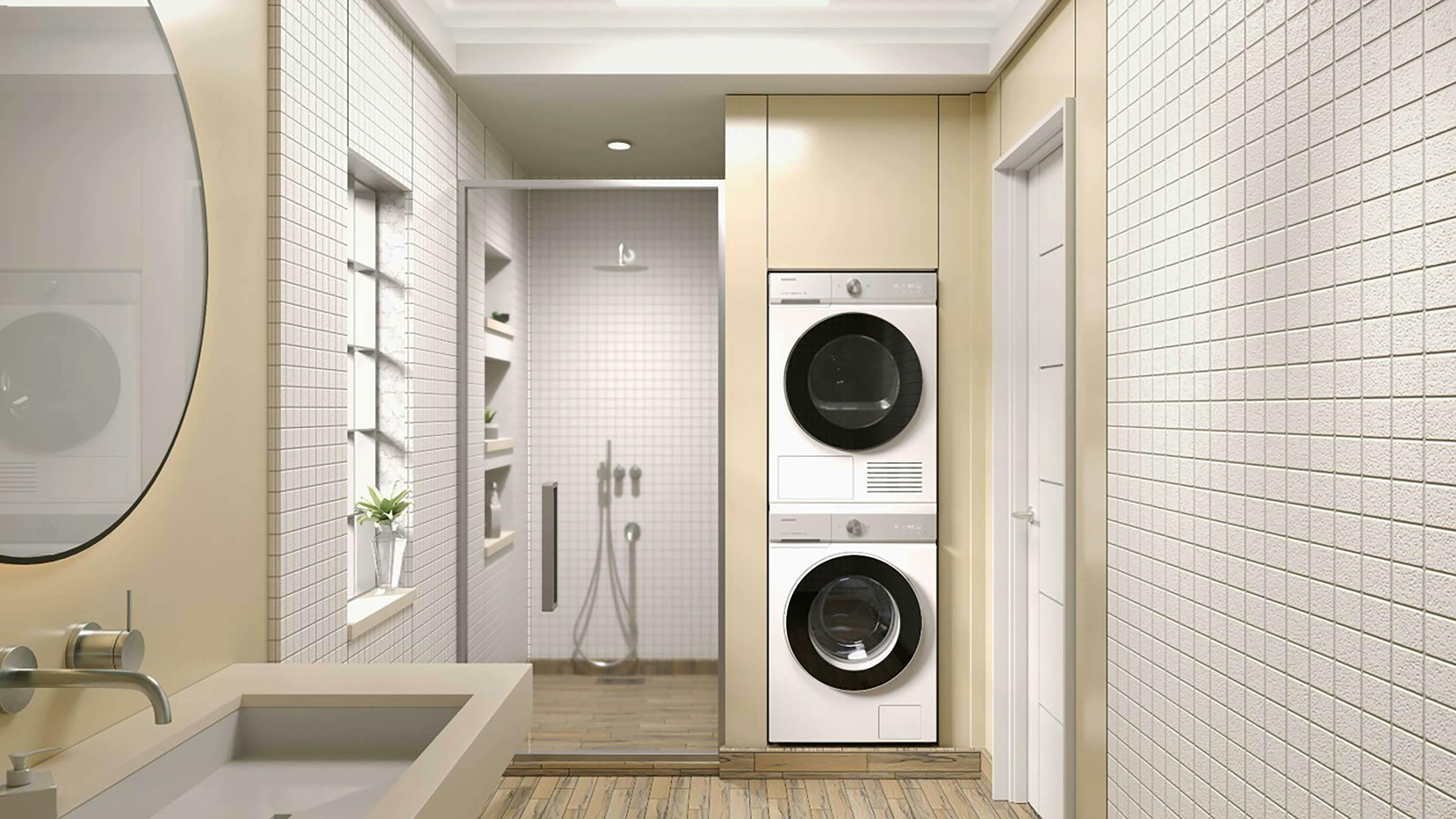 Wasmachine en droger stapelen: waar moet je op letten?